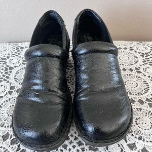 boc Embossed Black Slip-On Loafers
